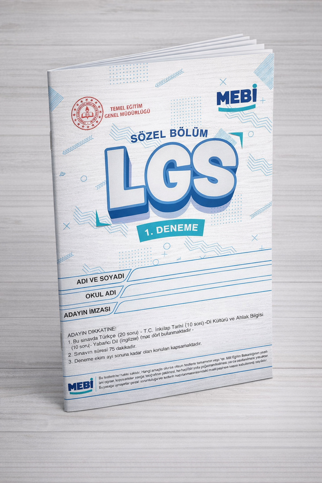 LGS Deneme Sınavı 1 - Sözel Bölüm