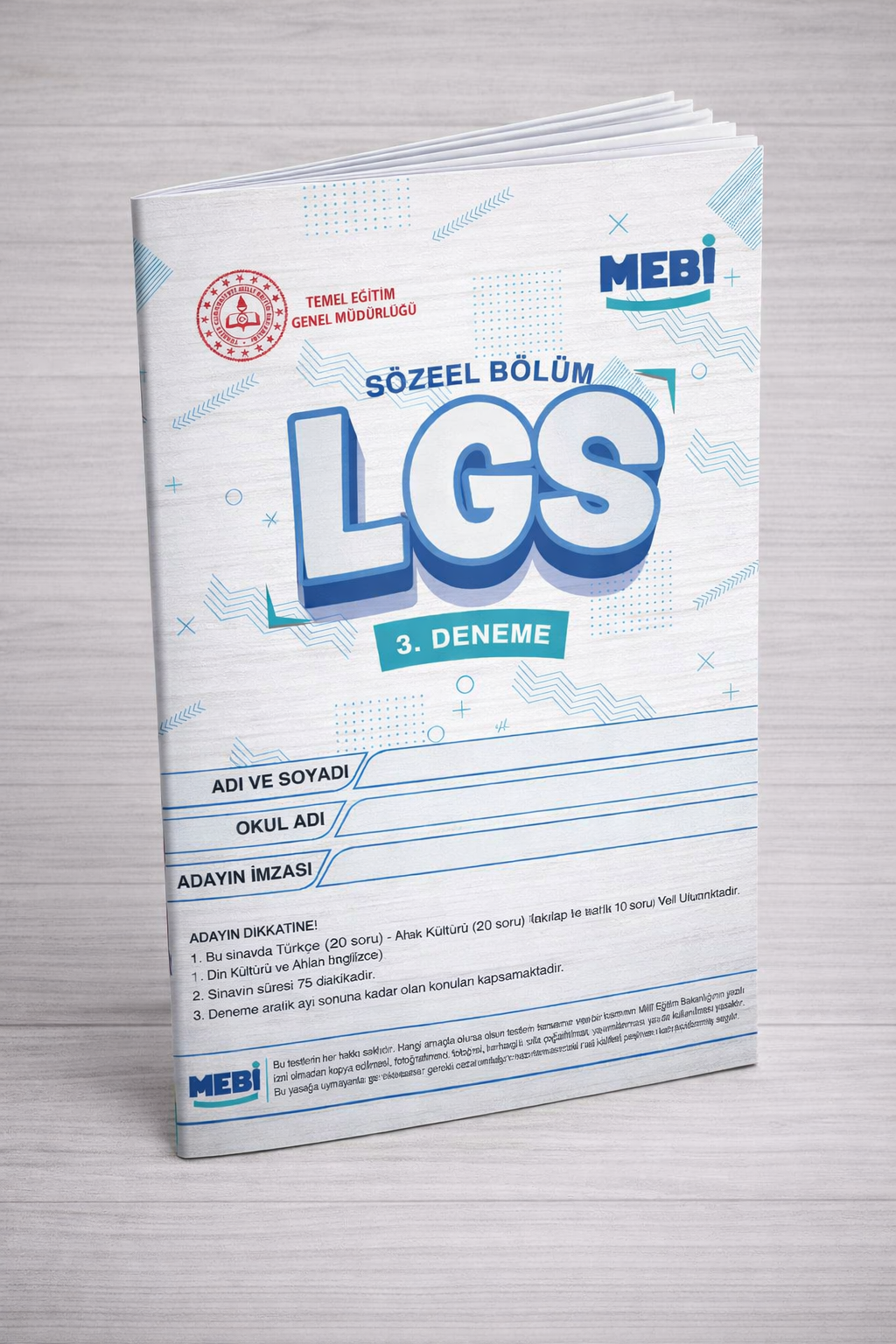 LGS Deneme Sınavı 3 - Sözel Bölüm