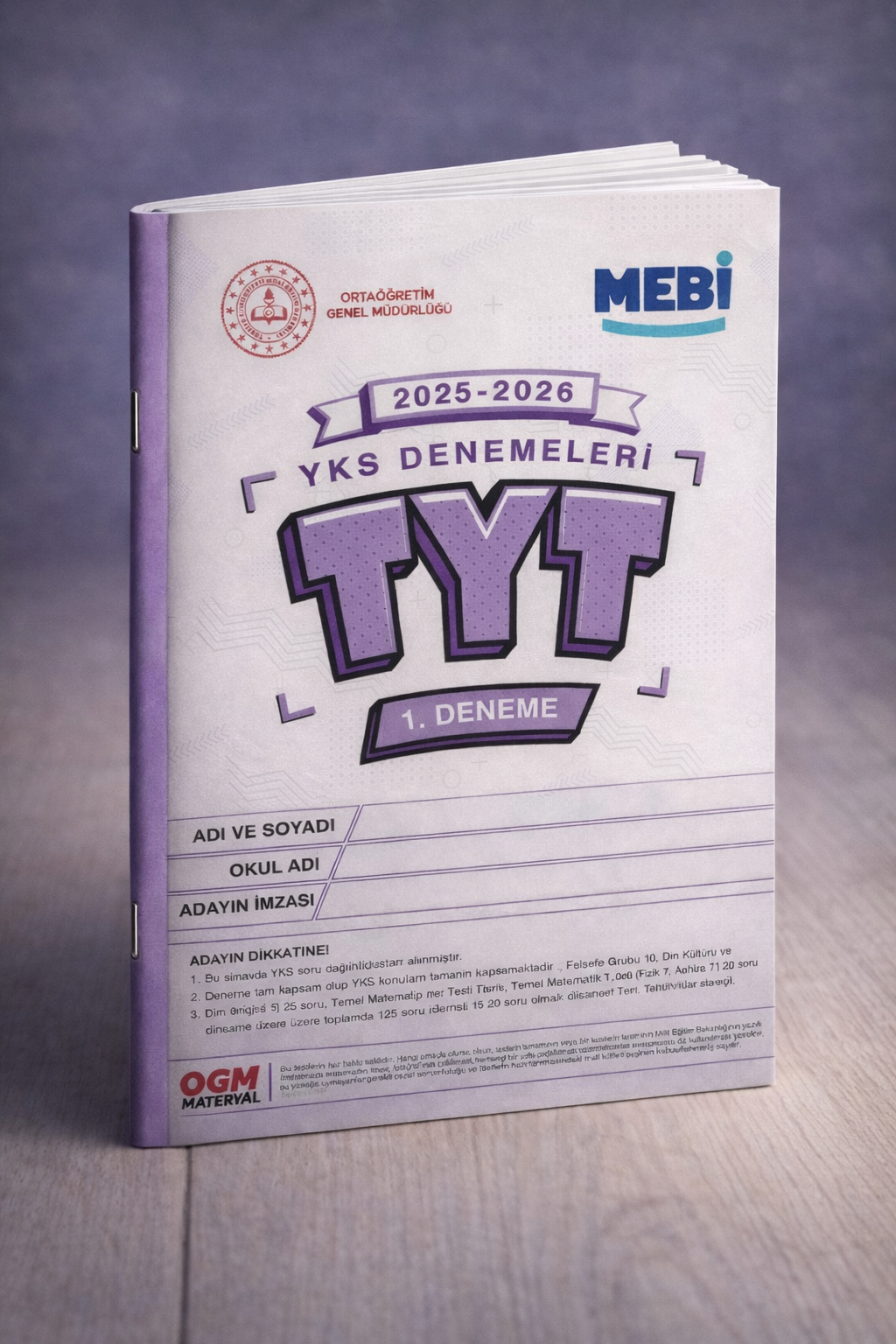 TYT Deneme Sınavı - 1