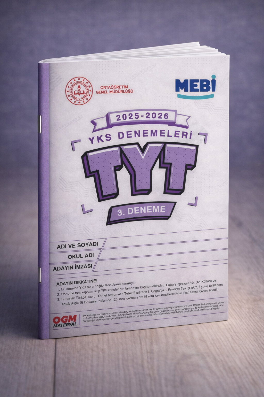 TYT Deneme Sınavı - 3