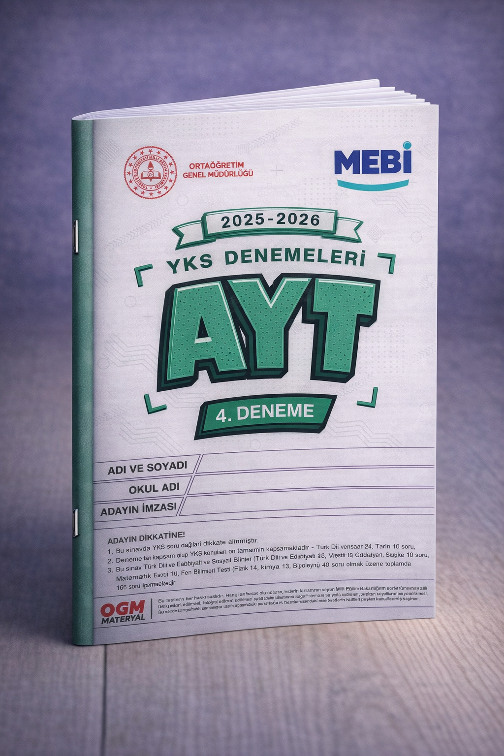 AYT Deneme Sınavı - 4