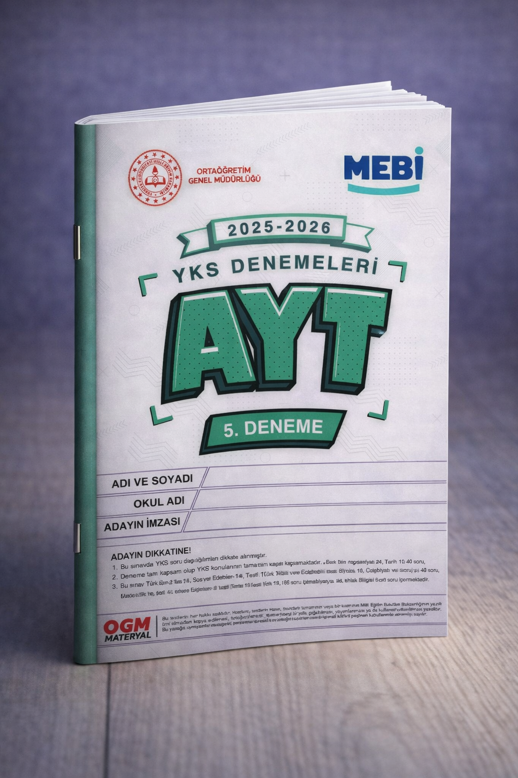 AYT Deneme Sınavı - 5