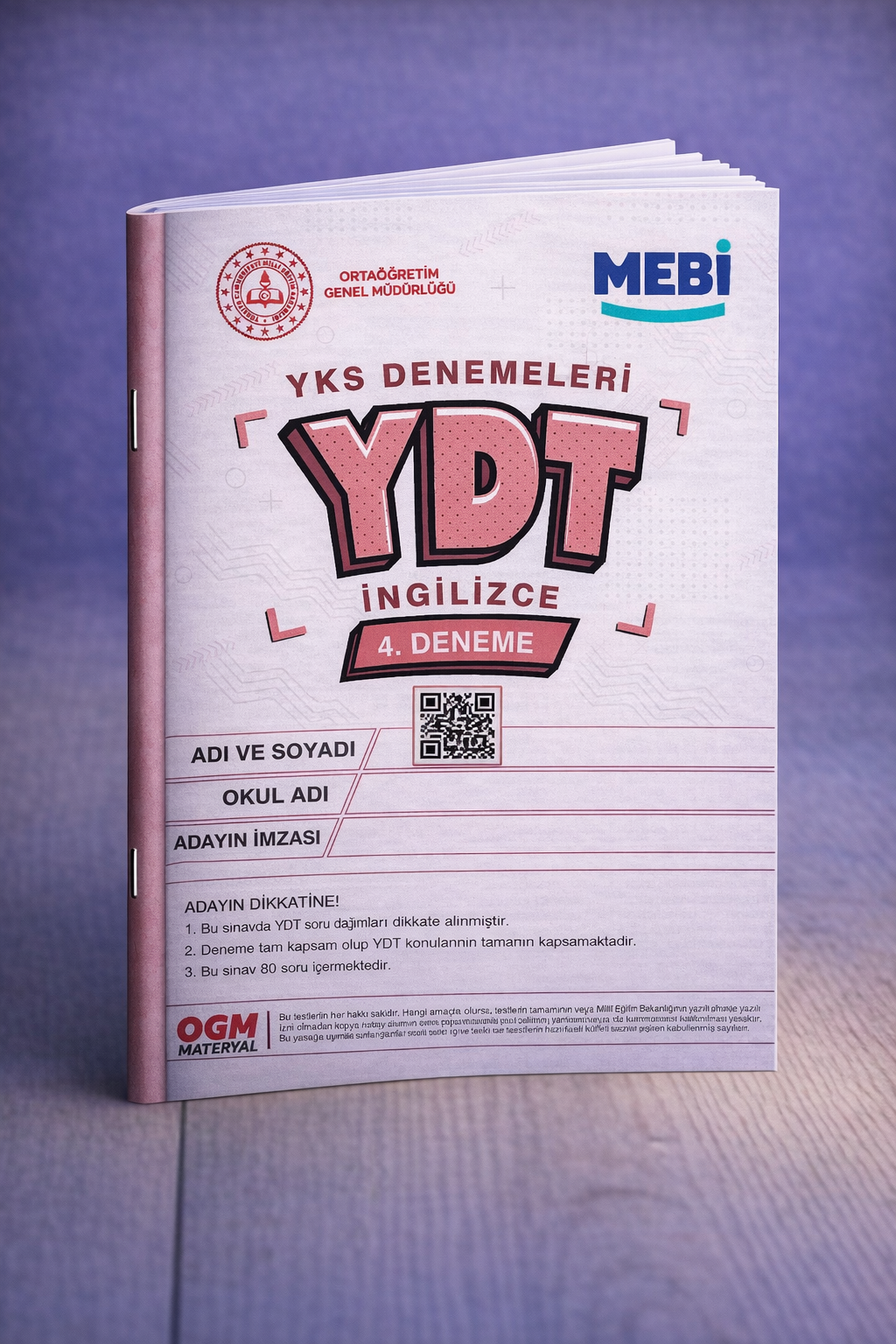YDT MEBİ Deneme Sınavı - 4