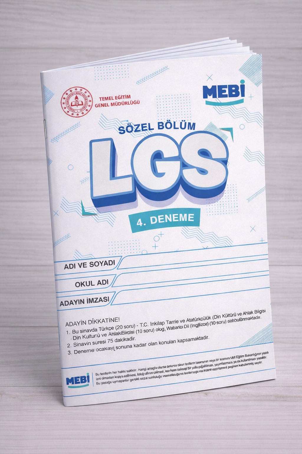 LGS Deneme Sınavı 4 - Sözel Bölüm