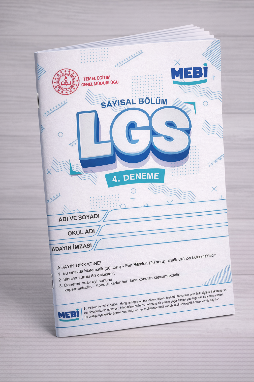 LGS Deneme Sınavı 4 - Sayısal Bölüm