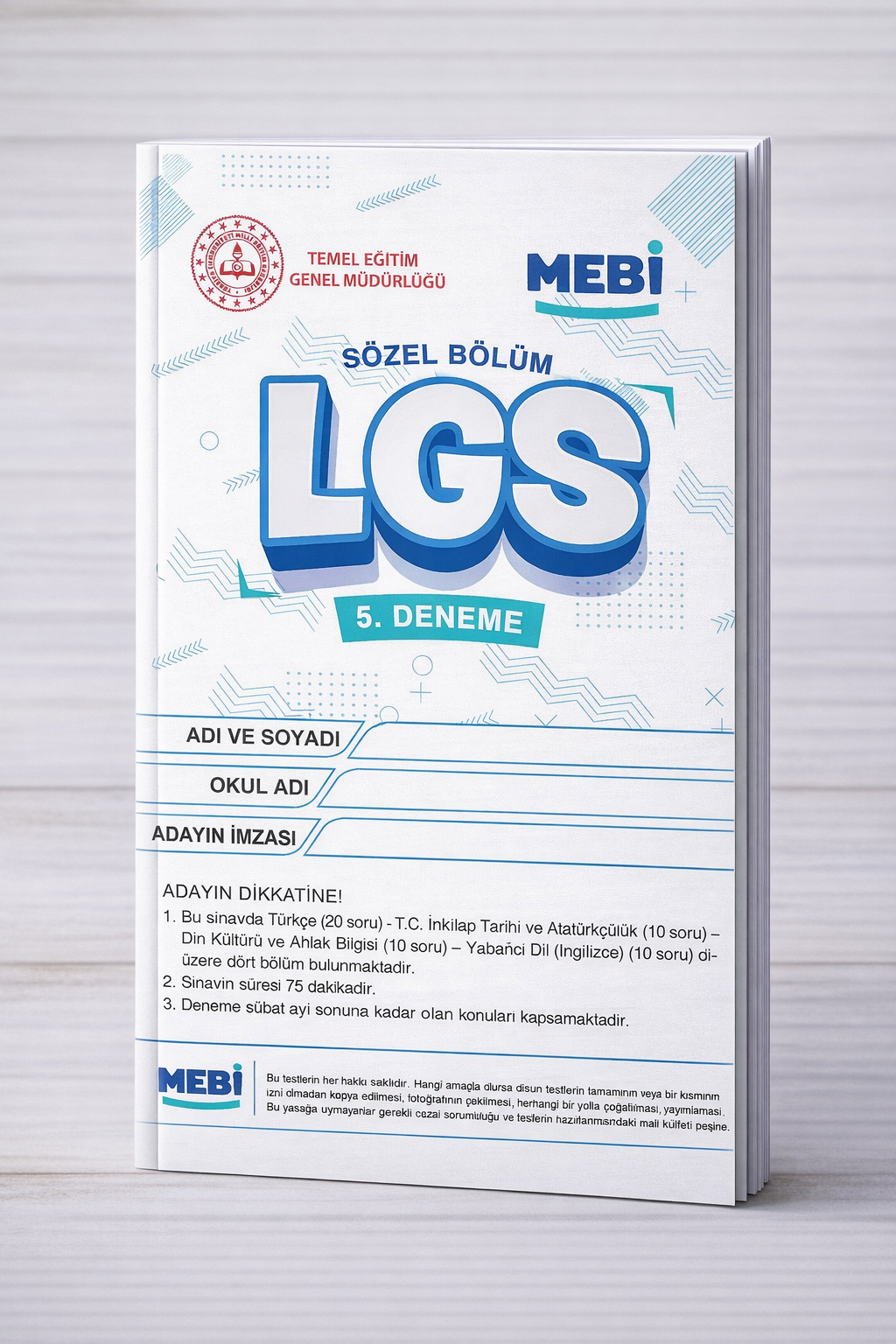 LGS Deneme Sınavı 5 - Sözel Bölüm