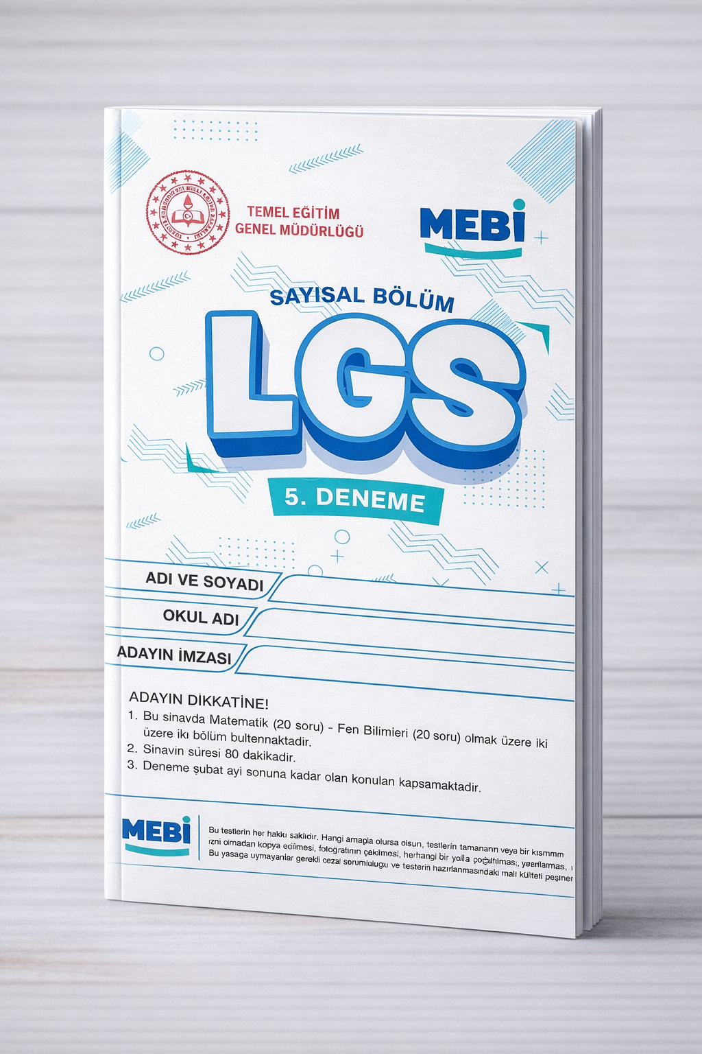 LGS Deneme Sınavı 5 - Sayısal Bölüm