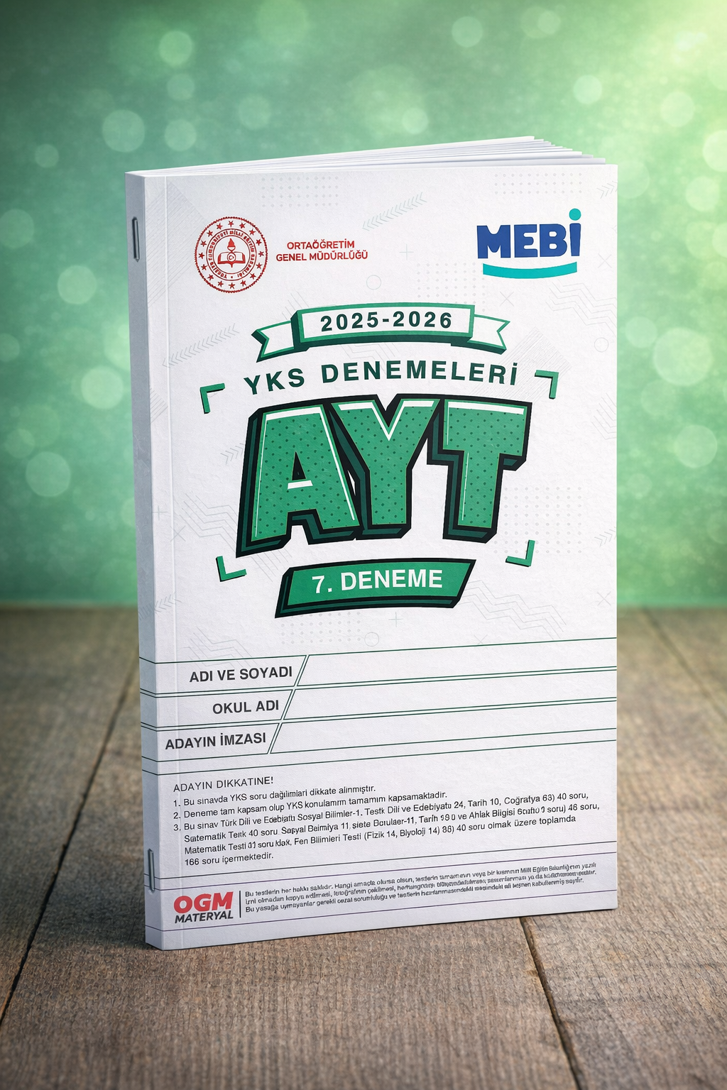 AYT Mebi Deneme Sınavı - 7