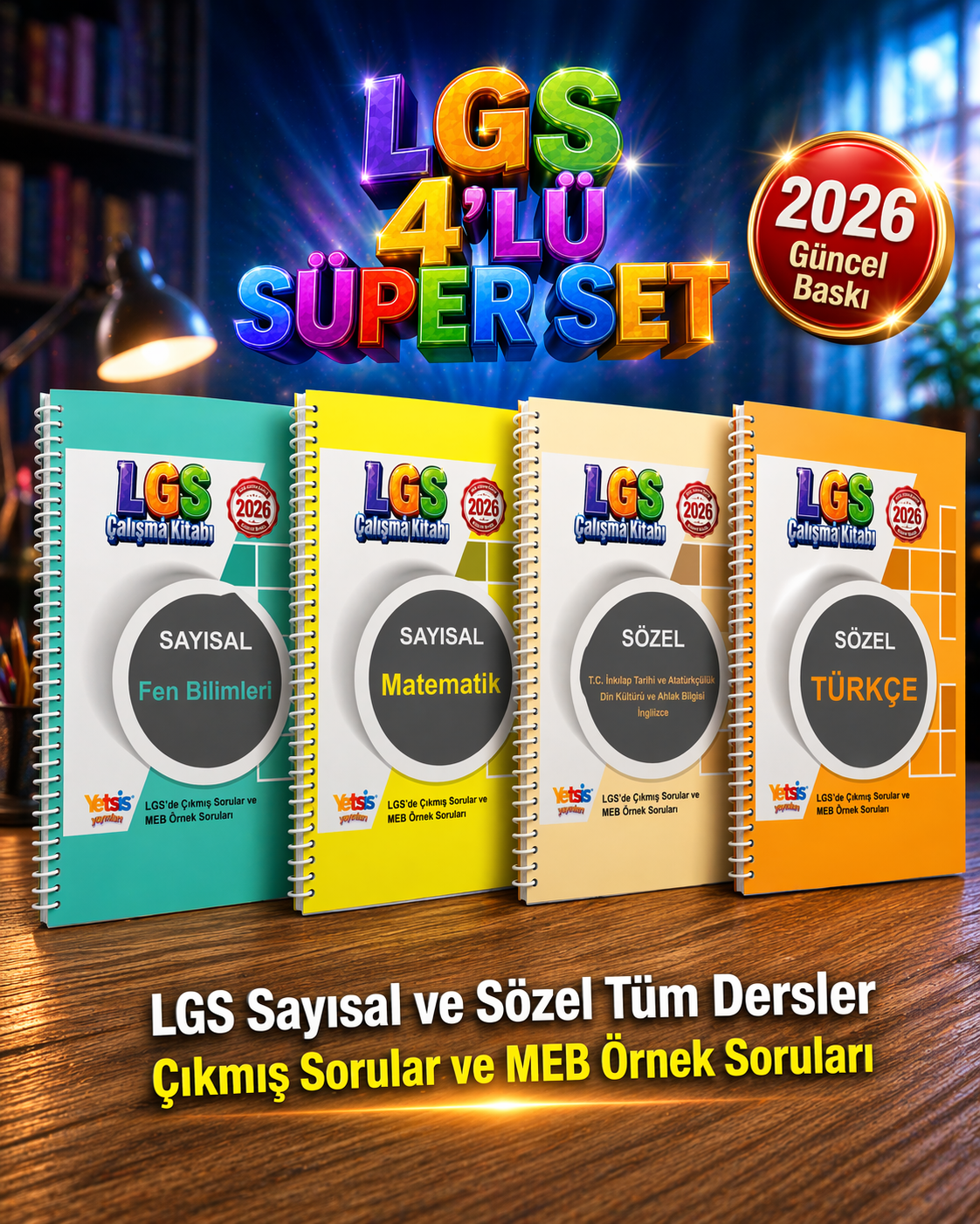 LGS Çalışma Kitabı Seti - TÜM DERSLER