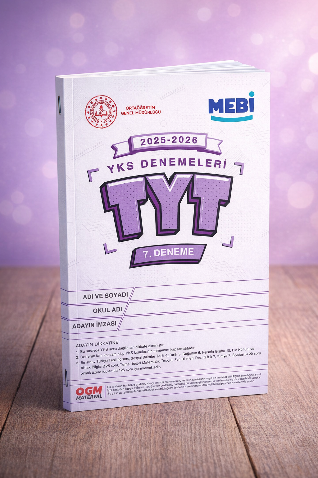 TYT MEBİ Deneme Sınavı - 7